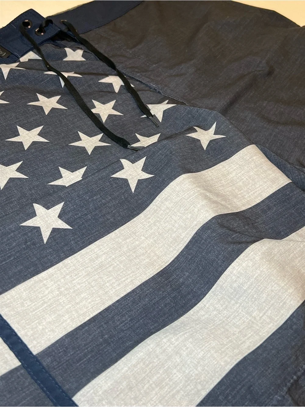 Hurley Phantom American Flag Boardshorts Men’s Size 32 Navy Blue Stars & Stripes